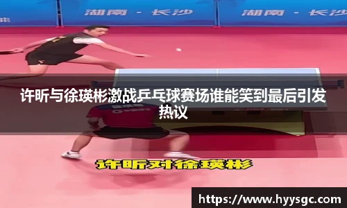 许昕与徐瑛彬激战乒乓球赛场谁能笑到最后引发热议